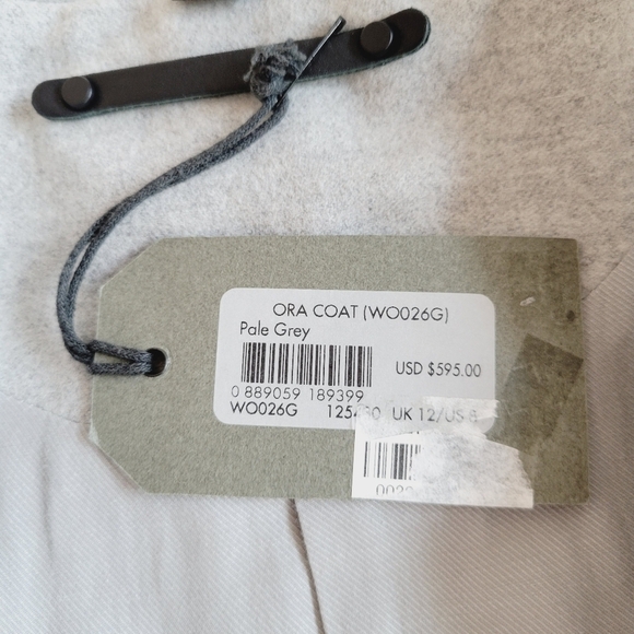 All Saints Gray Ora Coat - Picture 9 of 12